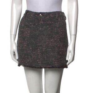 Derek Lam 10 Crosby Tweed Mini Skirt